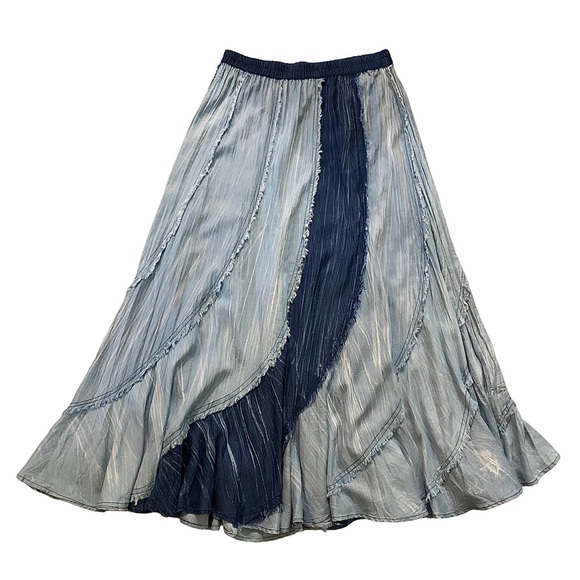 John Mark tye dyed panel boho skirt - Picture 5 of 6